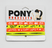 Pony Bracelet Neon Yellow/Orange